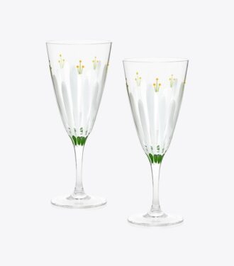 Spring Meadow champagneglas, set om 2