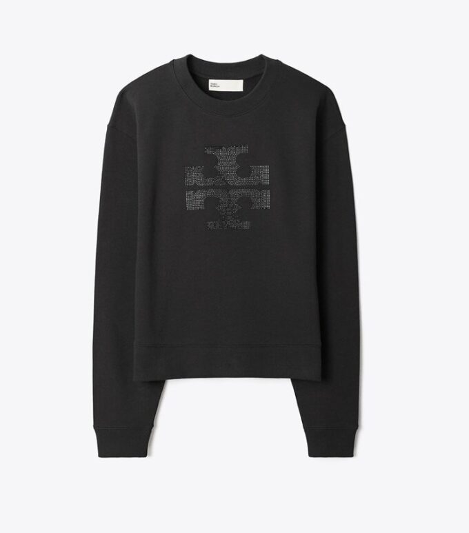 Sweatshirt med kristallogo
