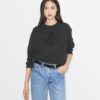 Sweatshirt med kristallogo