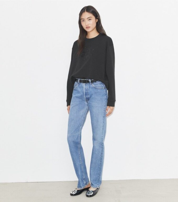 Sweatshirt med kristallogo