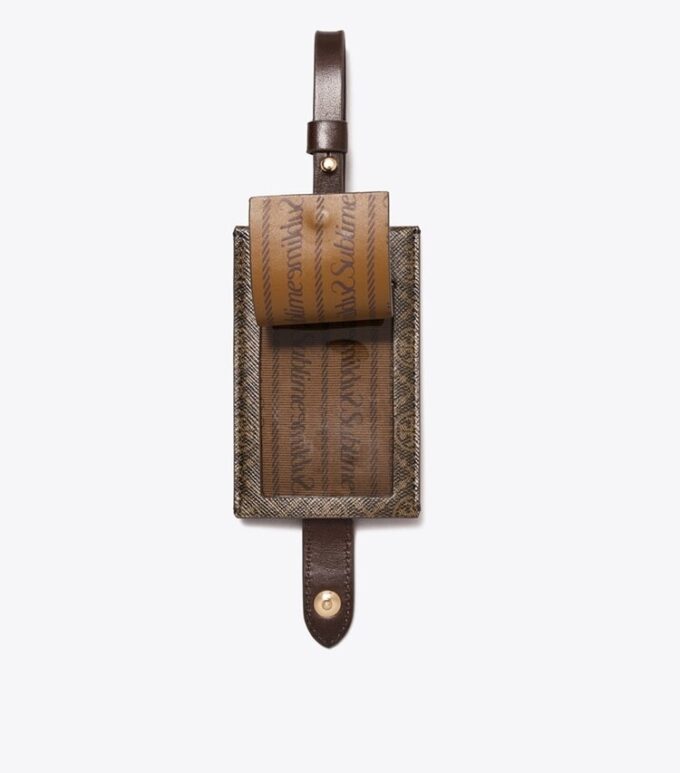 T Monogram-bagagetag i belagd canvas T Monogram-bagagetag i belagd canvas