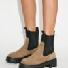 T Monogram Chelsea Lug Boot T Monogram Chelsea Lug Boot