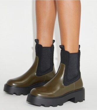T Monogram Chelsea Lug Boot