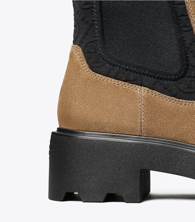 T Monogram Chelsea Lug Boot T Monogram Chelsea Lug Boot