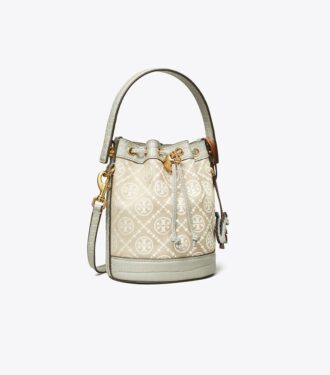 T Monogram Cloud Mini Bucket Bag