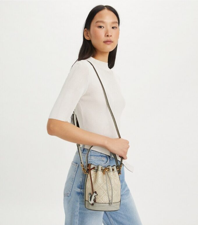 T Monogram Cloud Mini Bucket Bag T Monogram Cloud Mini Bucket Bag