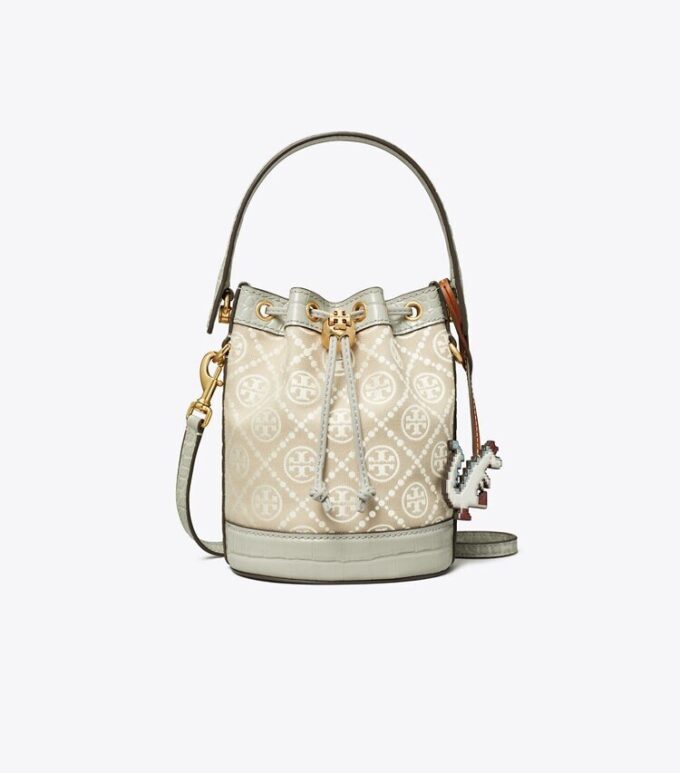 T Monogram Cloud Mini Bucket Bag T Monogram Cloud Mini Bucket Bag