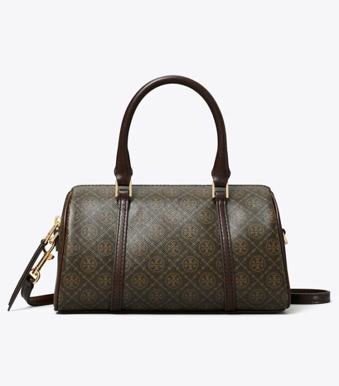 T Monogram Coated Canvas Petite Barrel Bag T Monogram Coated Canvas Petite Barrel Bag