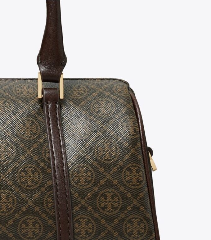 T Monogram Coated Canvas Petite Barrel Bag T Monogram Coated Canvas Petite Barrel Bag