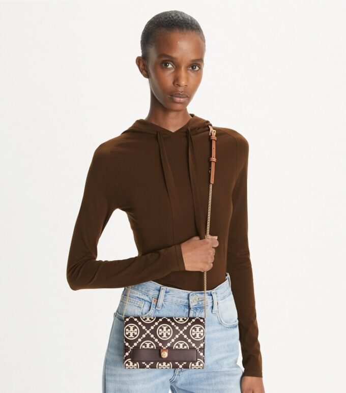 T Monogram Contrast Embossed Crossbody T Monogram Contrast Embossed Crossbody