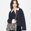 T Monogram Contrast Embossed Top-Handle Tote T Monogram Contrast Embossed Top-Handle Tote