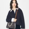 T Monogram Contrast Embossed Top-Handle Tote T Monogram Contrast Embossed Top-Handle Tote