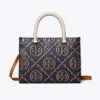 T Monogram Contrast Embossed Top-Handle Tote T Monogram Contrast Embossed Top-Handle Tote