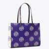 T Monogram Contrast Embossed Tote T Monogram Contrast Embossed Tote