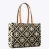 T Monogram Contrast Embossed Tote T Monogram Contrast Embossed Tote