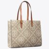 T Monogram Contrast Embossed Tote T Monogram Contrast Embossed Tote