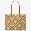 T Monogram Contrast Embossed Tote T Monogram Contrast Embossed Tote