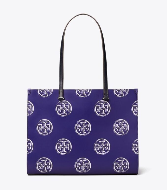 T Monogram Contrast Embossed Tote T Monogram Contrast Embossed Tote