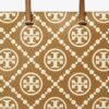 T Monogram Contrast Embossed Tote T Monogram Contrast Embossed Tote
