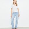 T Monogram Cotton Pointelle Zip Polo