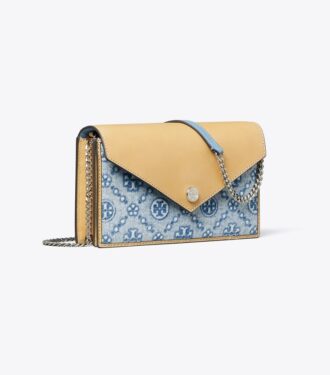 T Monogram Denim Envelope Crossbody T Monogram Denim Envelope Crossbody