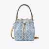 T Monogram Denim Mini Bucket Bag T Monogram Denim Mini Bucket Bag
