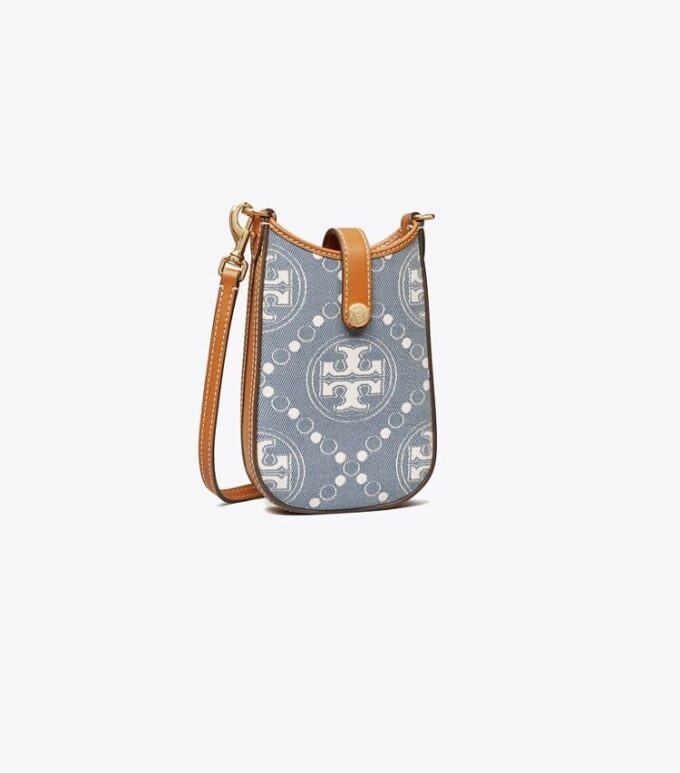 T Monogram Denim Phone Crossbody T Monogram Denim Phone Crossbody
