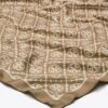 T Monogram dubbelsidig silkescarf