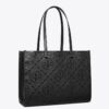 T Monogram Embossed Tote T Monogram Embossed Tote