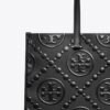 T Monogram Embossed Tote T Monogram Embossed Tote