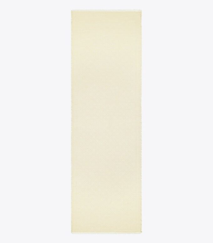 T Monogram Jacquard Oblong Scarf