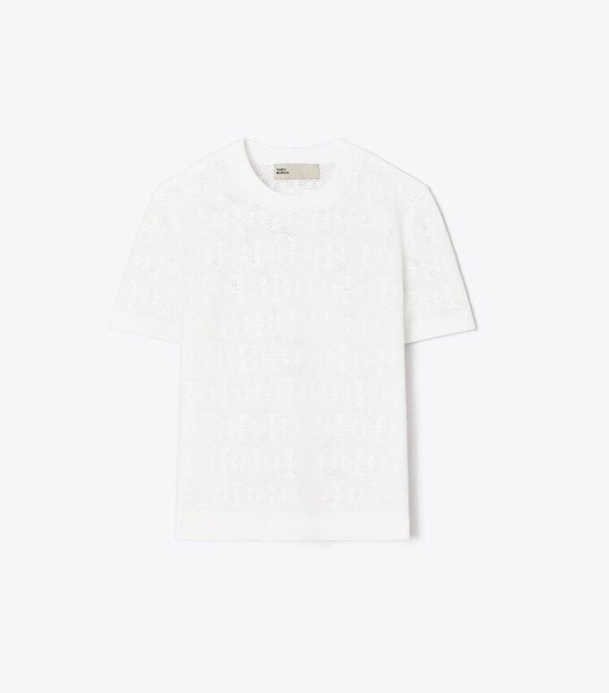T Monogram Jacquard-tröja