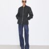 T Monogram Jacquard Zip Jacket