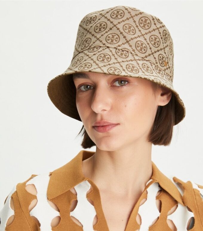 T Monogram kortbrättad bucket hat T Monogram kortbrättad bucket hat
