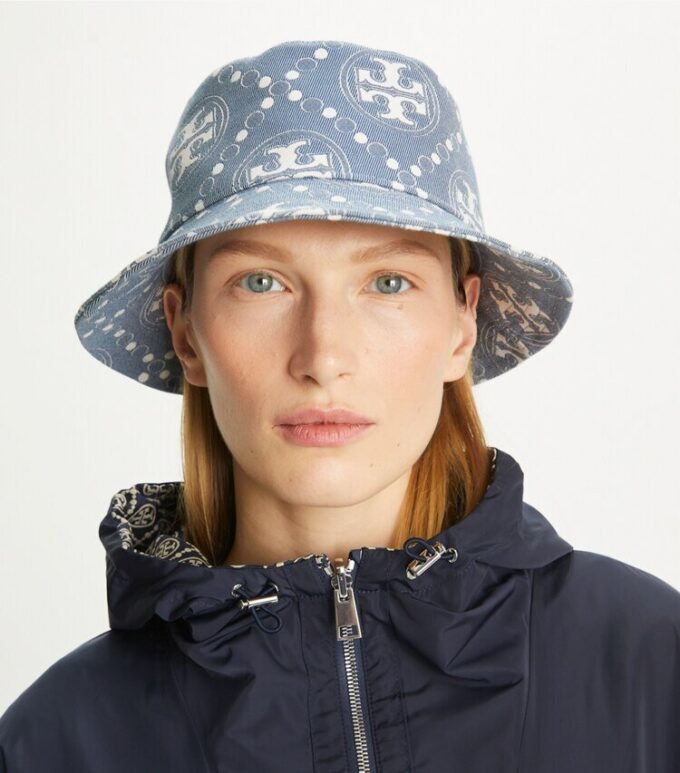 T Monogram kortbrättad bucket hat T Monogram kortbrättad bucket hat