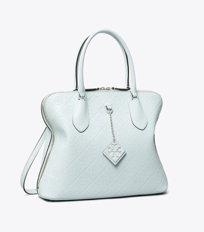 T Monogram Leather Swing Satchel T Monogram Leather Swing Satchel