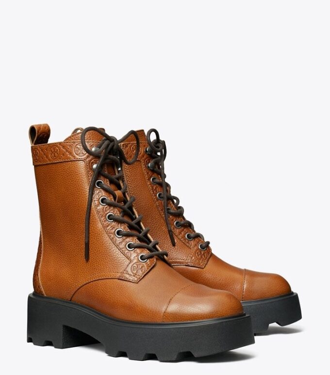 T Monogram Lug Boot T Monogram Lug Boot