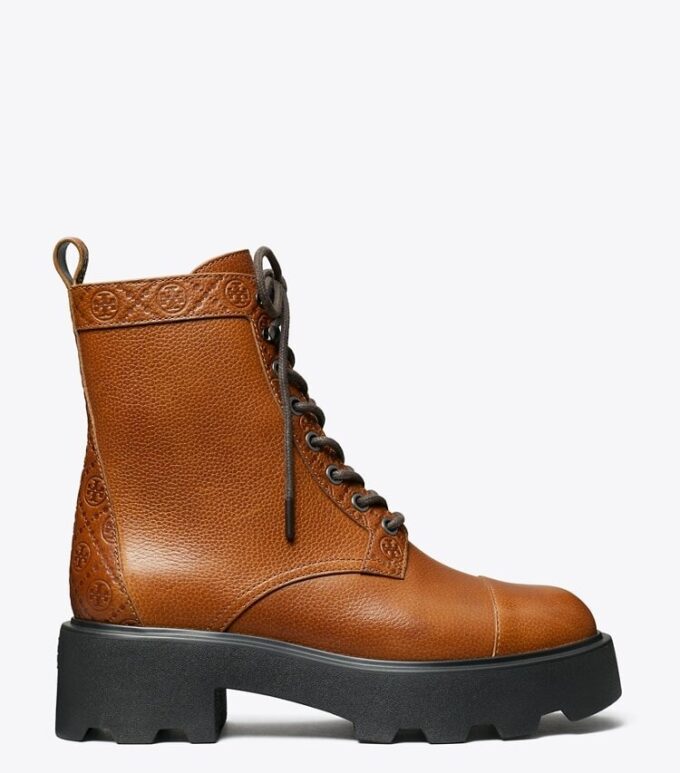 T Monogram Lug Boot T Monogram Lug Boot