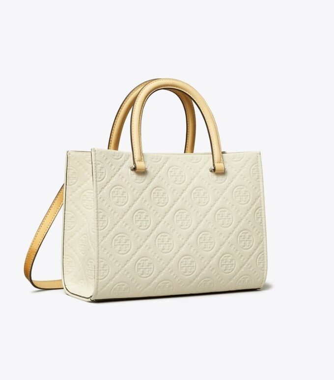 T Monogram Pebble Top-Handle Tote T Monogram Pebble Top-Handle Tote