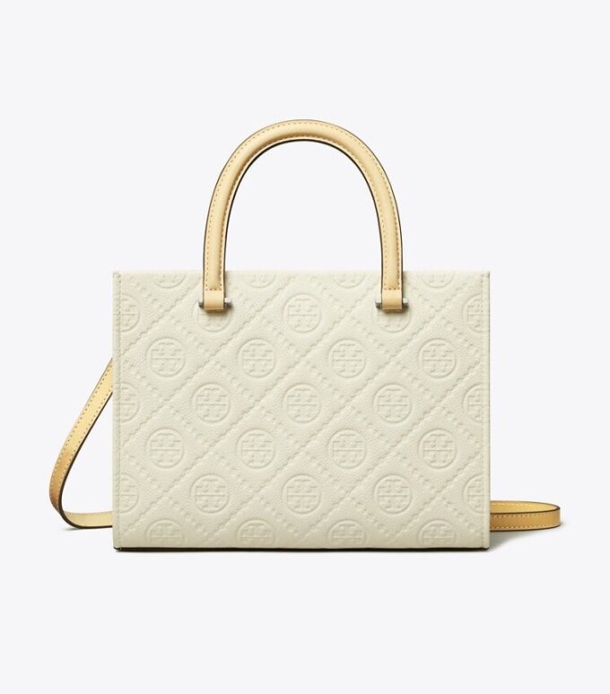T Monogram Pebble Top-Handle Tote T Monogram Pebble Top-Handle Tote