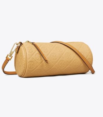 T Monogram Pebbled Cylinder Bag T Monogram Pebbled Cylinder Bag