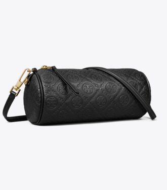 T Monogram Pebbled Cylinder Bag T Monogram Pebbled Cylinder Bag
