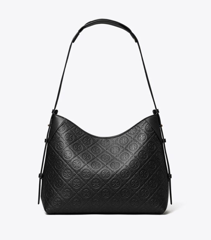 T Monogram Pebbled Messenger Bag T Monogram Pebbled Messenger Bag