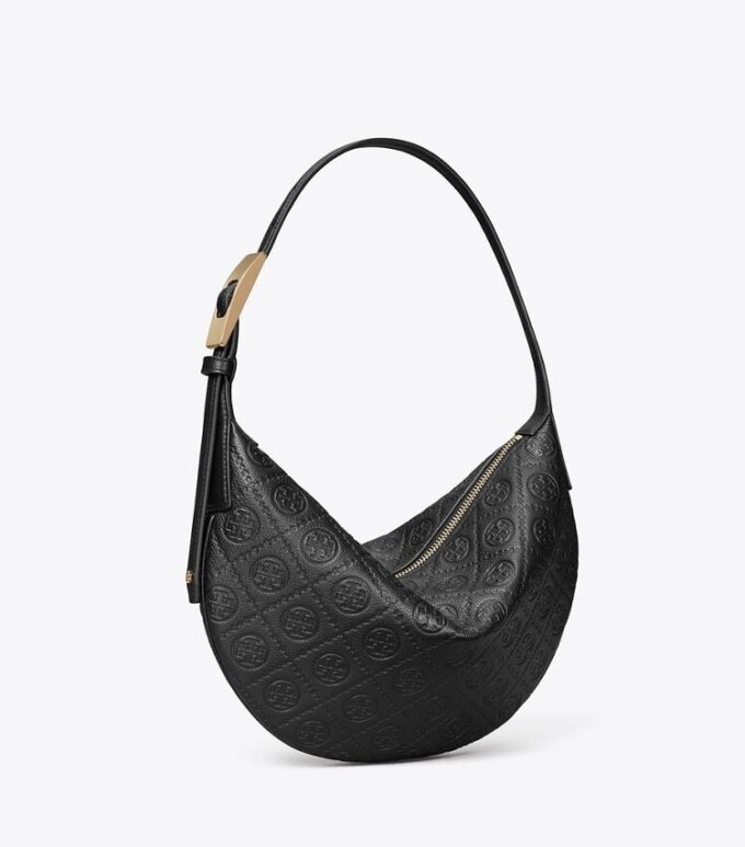 T Monogram Pebbled Small Balloon Bag T Monogram Pebbled Small Balloon Bag