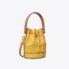 T Monogram Perforerad läder mini-hinkväska T Monogram Perforerad läder mini-hinkväska
