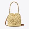 T Monogram Raffia Bucket Bag T Monogram Raffia Bucket Bag