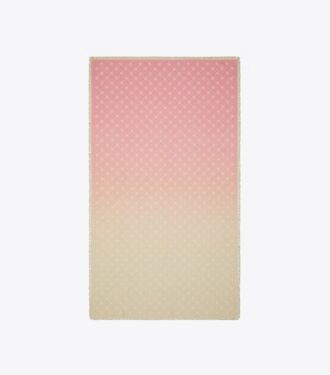 T Monogram Silk Oblong Scarf