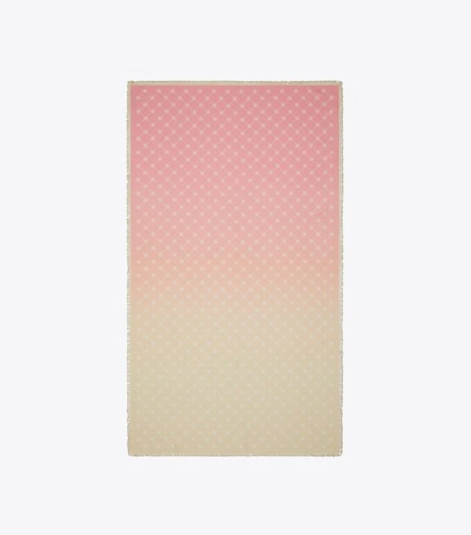 T Monogram Silk Oblong Scarf T Monogram Silk Oblong Scarf