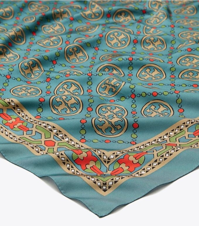 T Monogram Silk Square Scarf T Monogram Silk Square Scarf