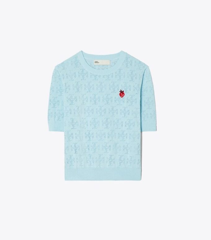 T Monogram Strawberry Sweater T Monogram Strawberry Sweater